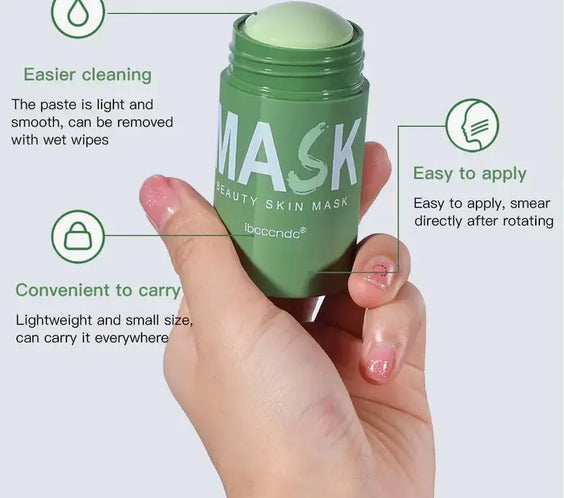 Green Tea Mud Mask for Face - Controls Oil and Acne