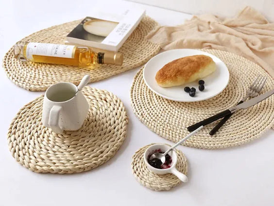 Bamboo Table Mat - Natural Dining Placemat