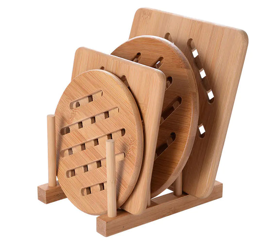 Thick Bamboo Heat-Resistant Dining Table Mats