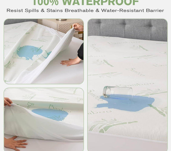 Waterproof Bamboo Mattress Protector