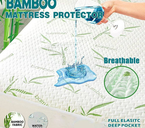 Waterproof Bamboo Mattress Protector