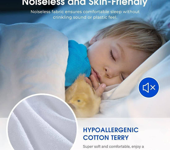 Terry Cotton Fitted Mattress Protector Waterproof