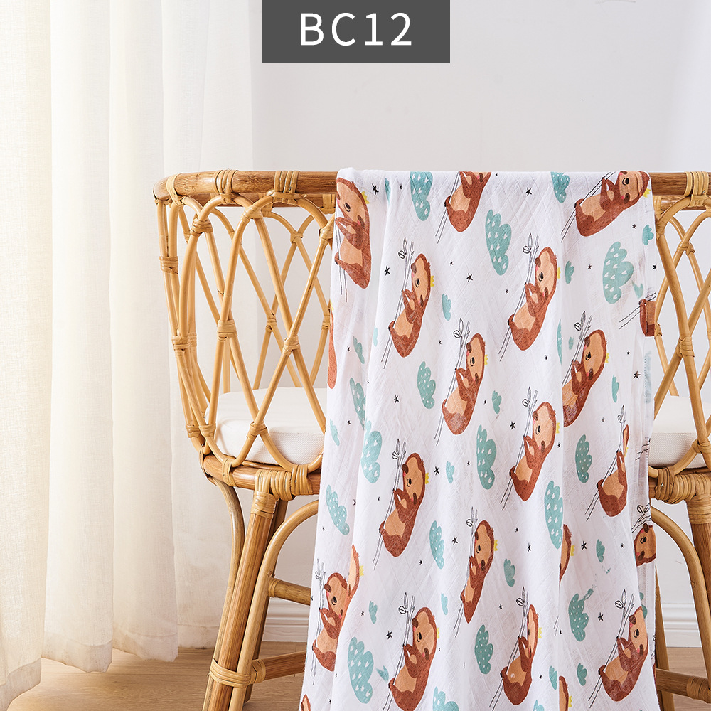 Summer Bamboo Cotton Baby Blanket