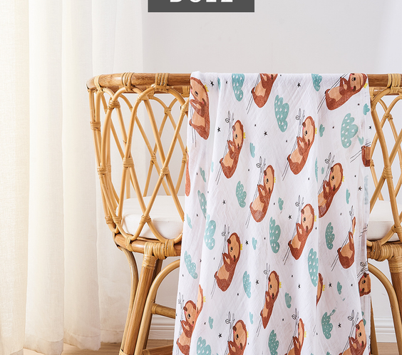 Summer Bamboo Cotton Baby Blanket