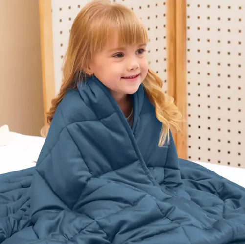 Bamboo Fiber Gravity Blanket for Sleep Support