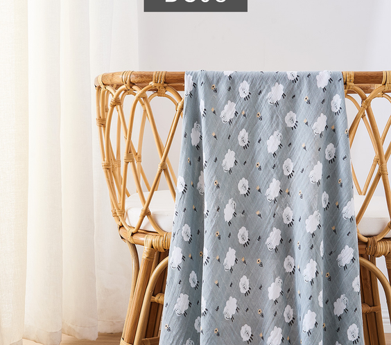 Summer Bamboo Cotton Baby Blanket