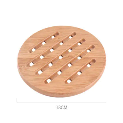 Thick Bamboo Heat-Resistant Dining Table Mats