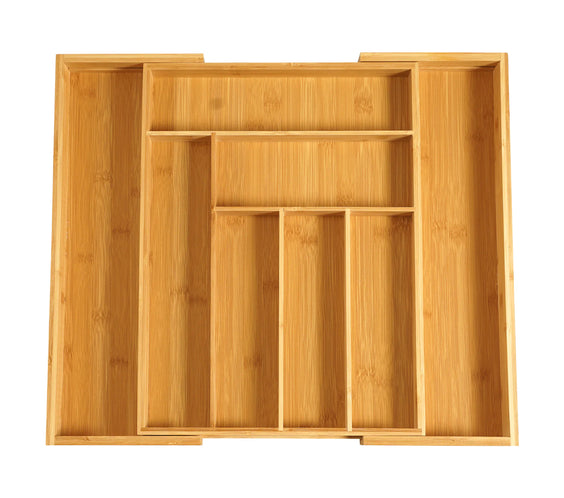 Bamboo Cutlery Organizer