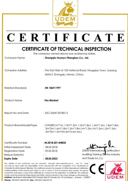 Fire Blanket, Escape Blanket for Safety