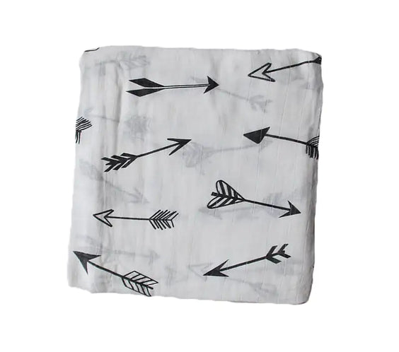 Bamboo Muslin Neutral Receiving Swaddle Blanket