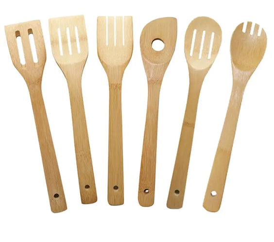 Bamboo and Wood Kitchen Tableware Essentials