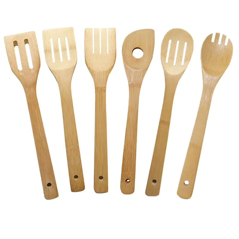 Bamboo and Wood Kitchen Tableware Essentials