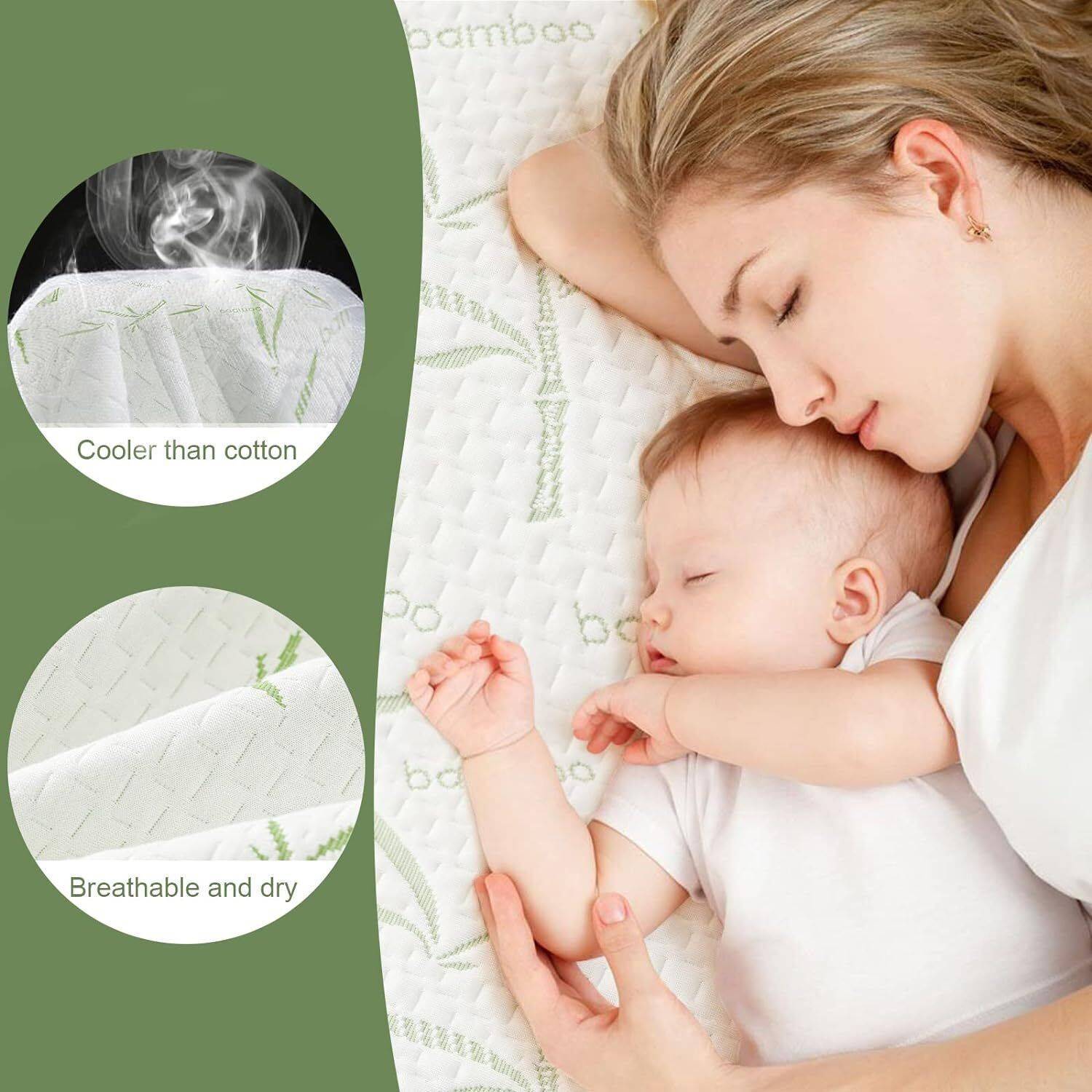 Waterproof Bamboo Mattress Protector