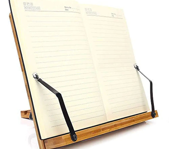 Natural Bamboo Hollow Calligraphy Reading Stand