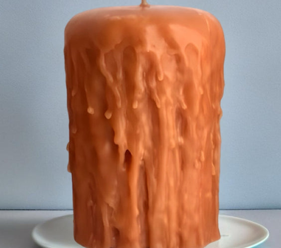 Beeswax Pillar Candle | Gothic | 14cm-1