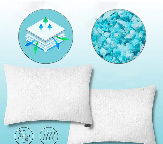 Slow Rebound Bamboo Fiber Memory Foam Pillow