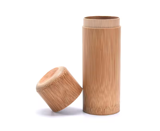 Natural Bamboo Tea Canister