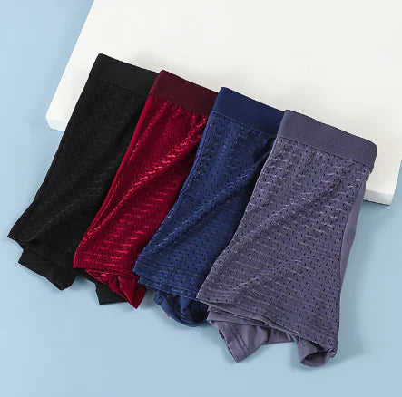 Bamboo Fiber Boxer Shorts for Men