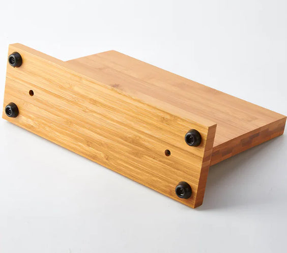 Bamboo Magnetic Knife Holder with Wooden Base