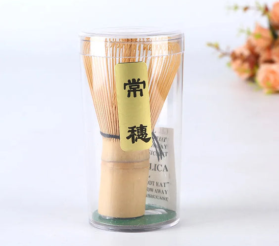 Japanese Bamboo Matcha Whisk, 64 Prongs