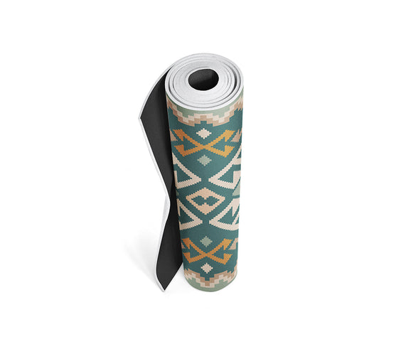 Moab Plains Yoga Mat – 6 mm Extra Thick, Double-Sided Non-Slip, Eco-Friendly PER with Moss Green Nature-Inspired Design | Yune Yoga-3