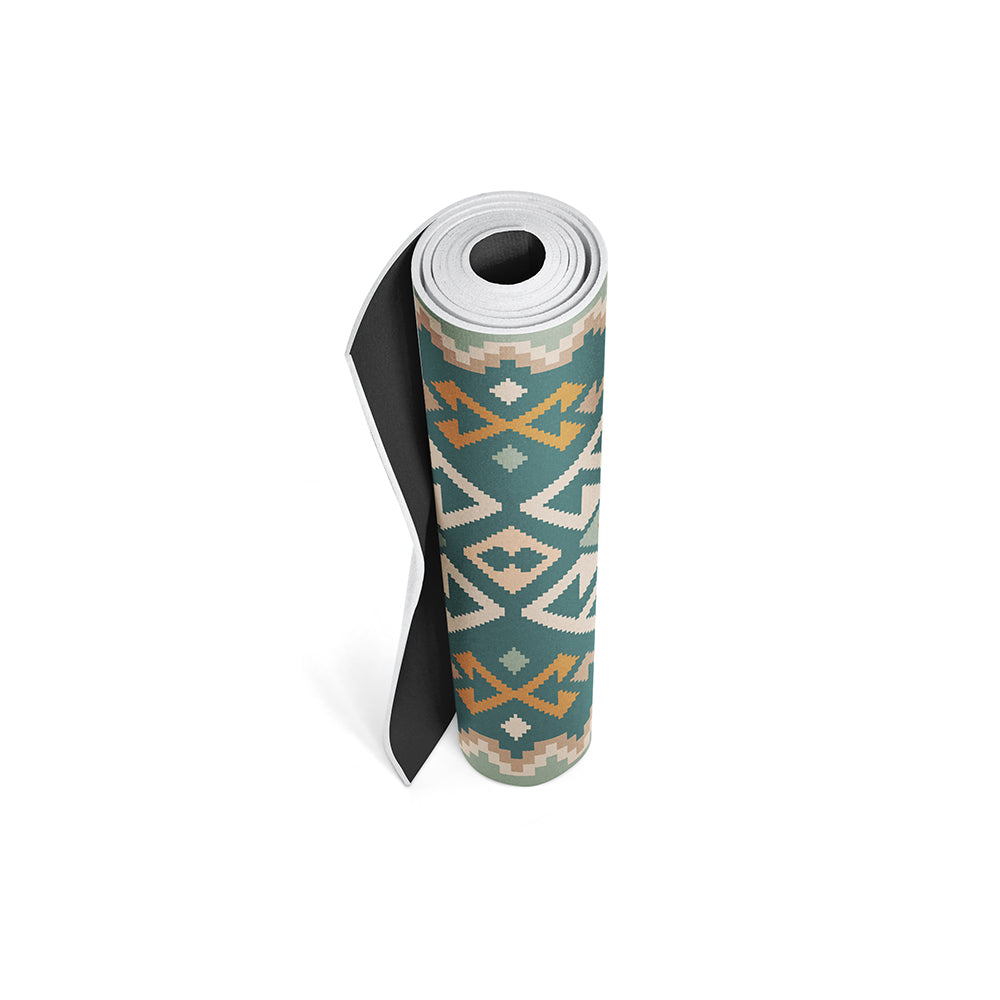 Moab Plains Yoga Mat – 6 mm Extra Thick, Double-Sided Non-Slip, Eco-Friendly PER with Moss Green Nature-Inspired Design | Yune Yoga-3