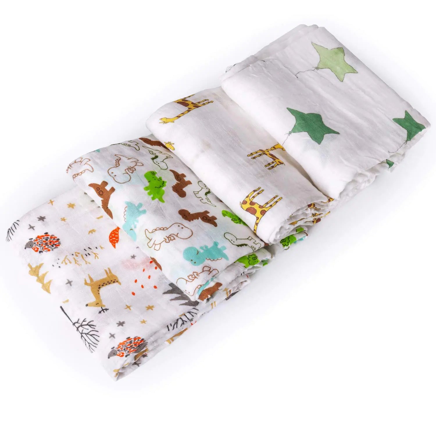 Bamboo Muslin Neutral Receiving Swaddle Blanket