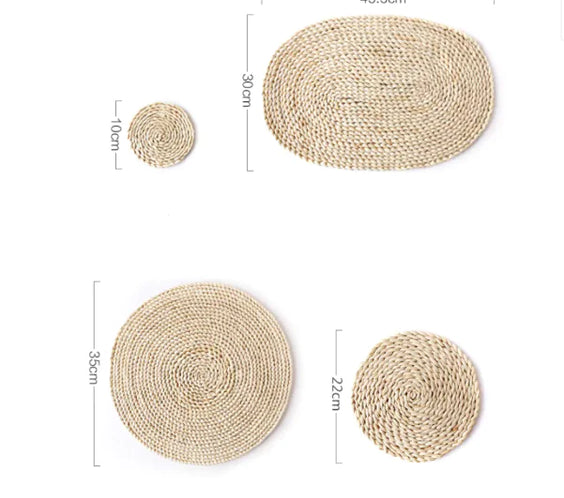 Bamboo Table Mat - Natural Dining Placemat
