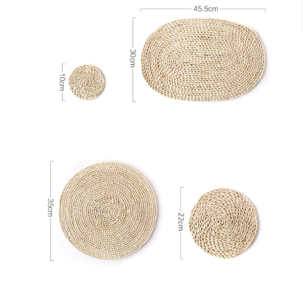 Bamboo Table Mat - Natural Dining Placemat