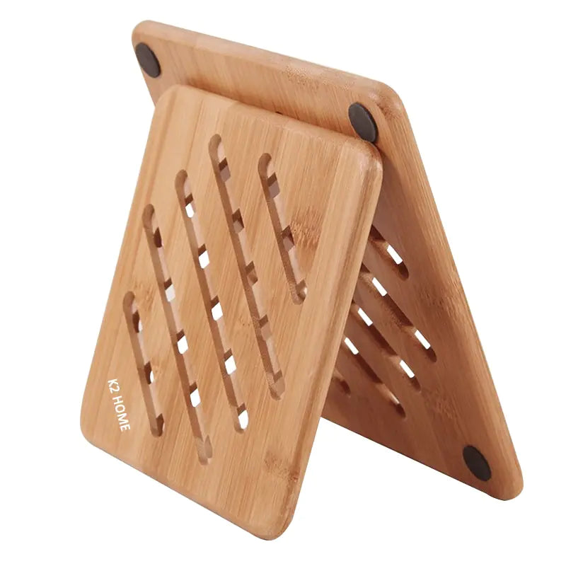 Thick Bamboo Heat-Resistant Dining Table Mats