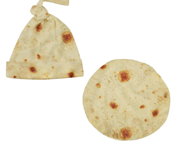 Mexican Tortilla Blanket - Corn Tortilla Throw Blanket