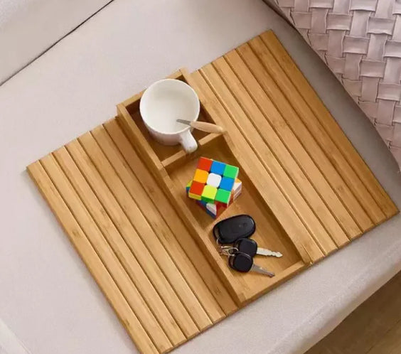 Modern Minimalist Bamboo Sofa Tray
