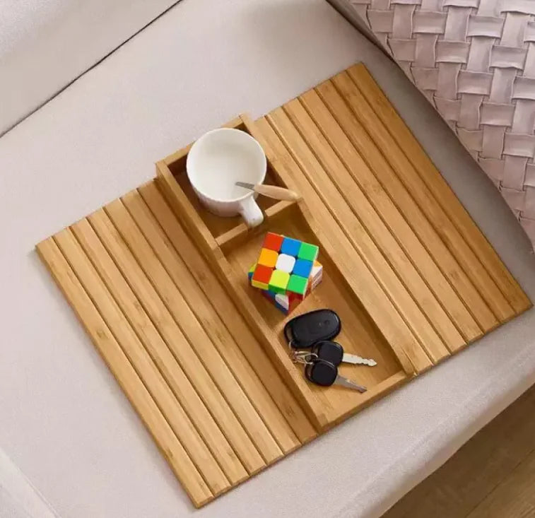 Modern Minimalist Bamboo Sofa Tray