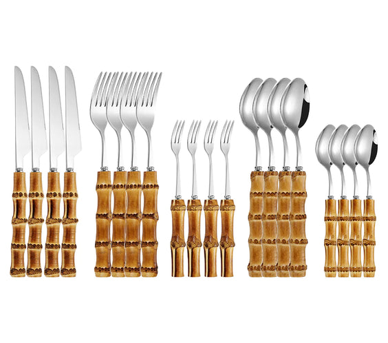 Bamboo Handle Steak Knife