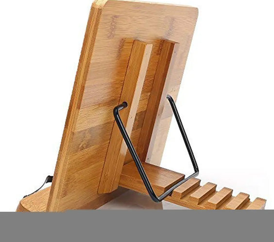 Natural Bamboo Hollow Calligraphy Reading Stand