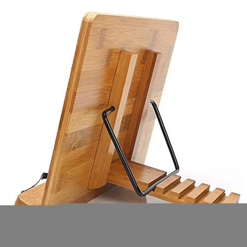 Natural Bamboo Hollow Calligraphy Reading Stand