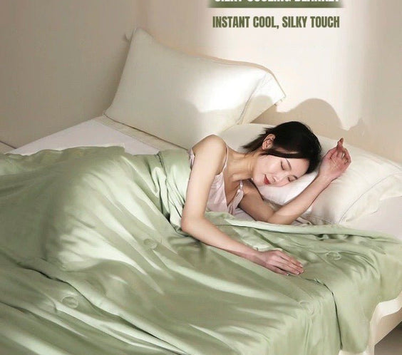 Silky Bamboo Fiber Cooling Blanket Duvet for Hot Sleepers & Night Sweats-0