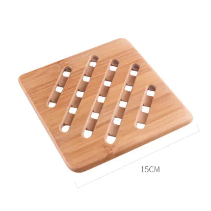 Thick Bamboo Heat-Resistant Dining Table Mats