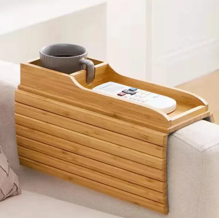 Modern Minimalist Bamboo Sofa Tray