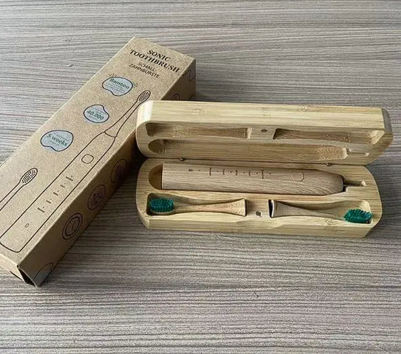 Bamboo USB Rechargeable Electric Toothbrush