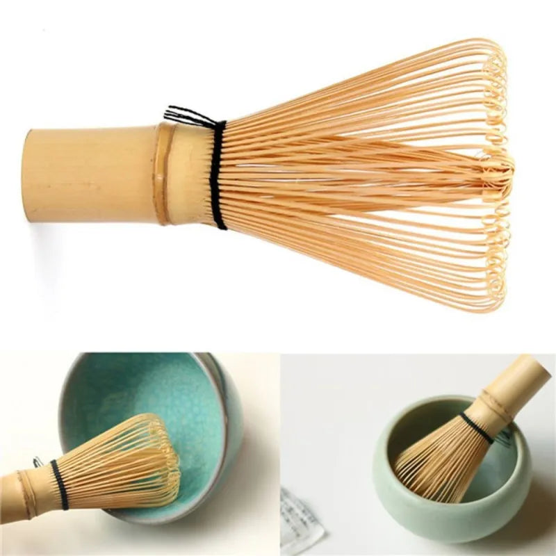 Japanese Bamboo Matcha Whisk, 64 Prongs