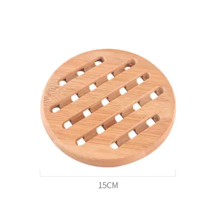 Thick Bamboo Heat-Resistant Dining Table Mats