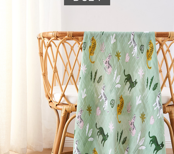 Summer Bamboo Cotton Baby Blanket