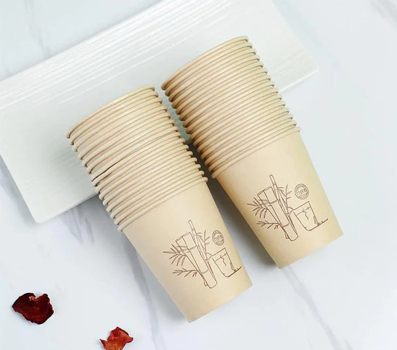 Bamboo Fiber Disposable Cups