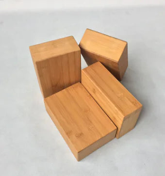 Bamboo Yoga Block - Fitness Support Equipment