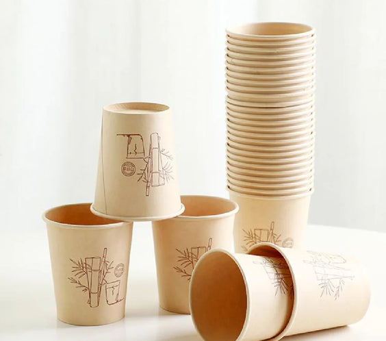 Bamboo Fiber Disposable Cups